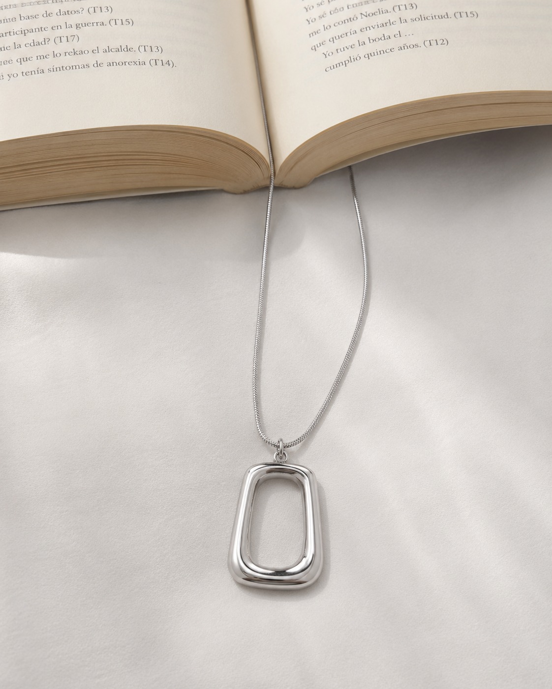 Cadena square silver